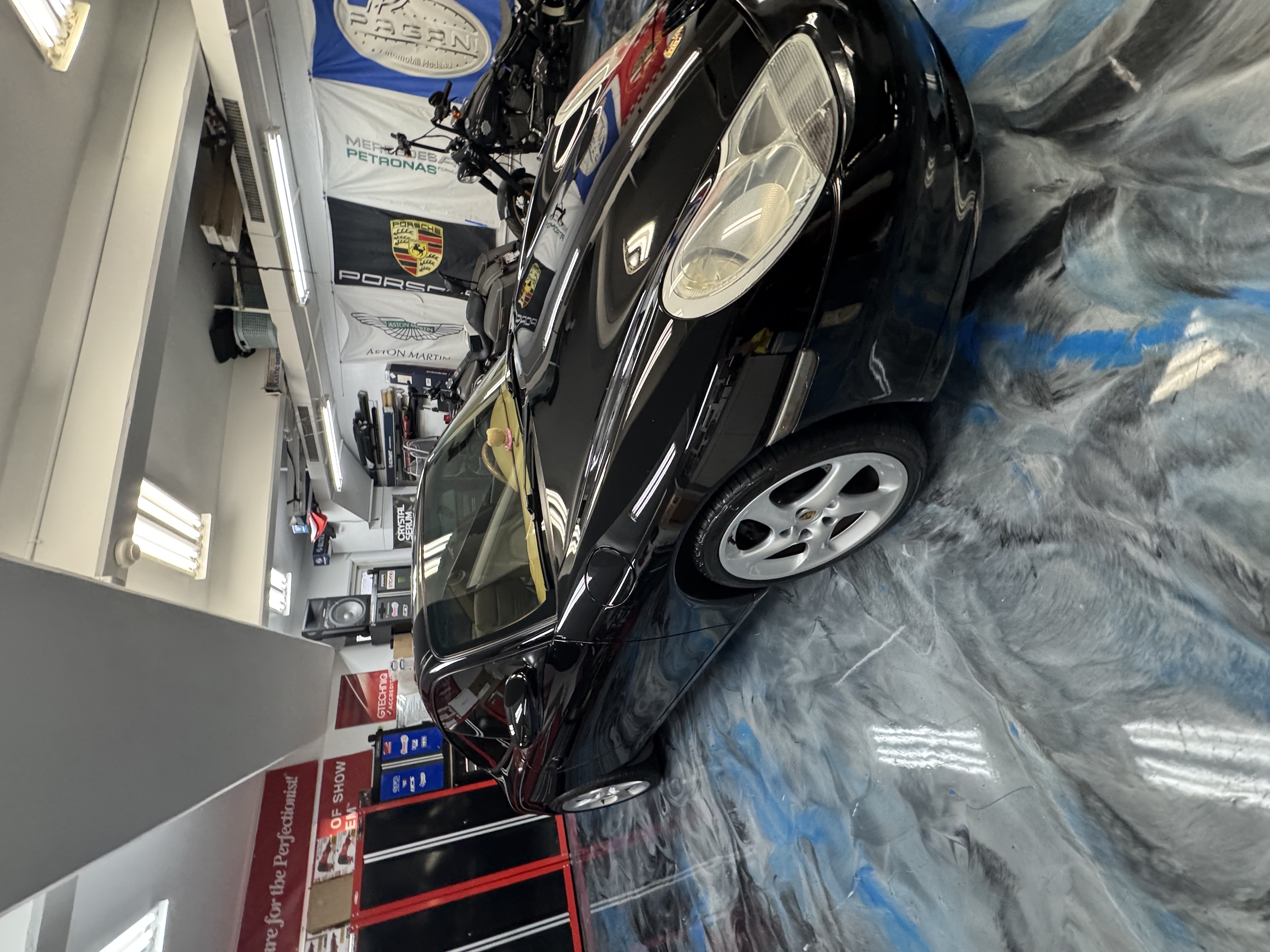 2002 Porsche 911 after paint correction and Borograph 2.0